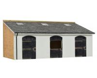 Bachmann 44-0147 Railway Stables 1:76 OO Scale Pre-Painted Resin Building ###
